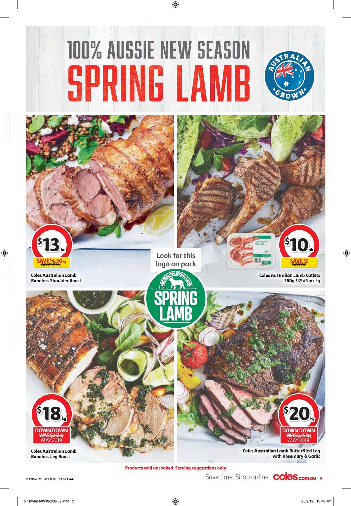 Coles Catalogues from 9 October