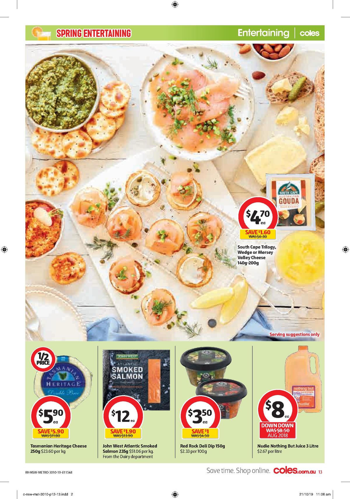 Coles Catalogues from 30 October