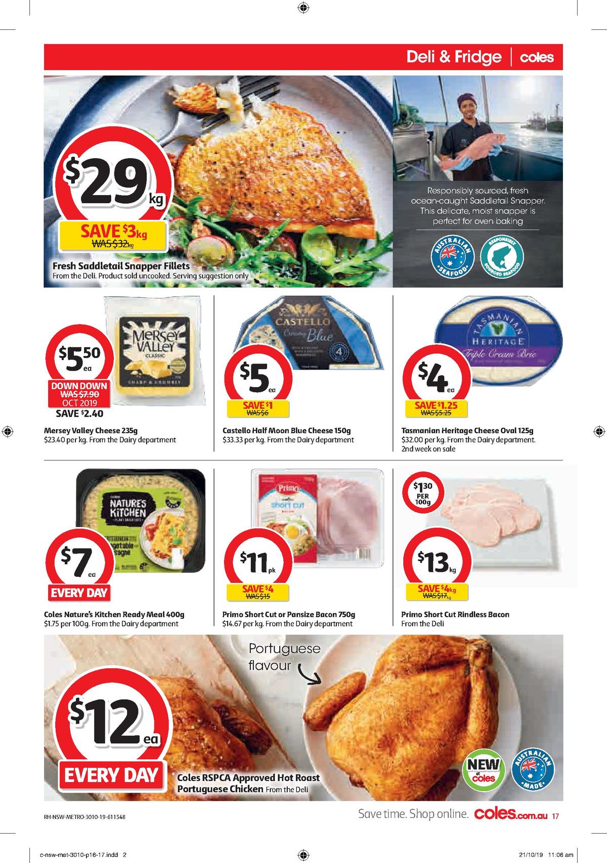 Coles Catalogues from 30 October