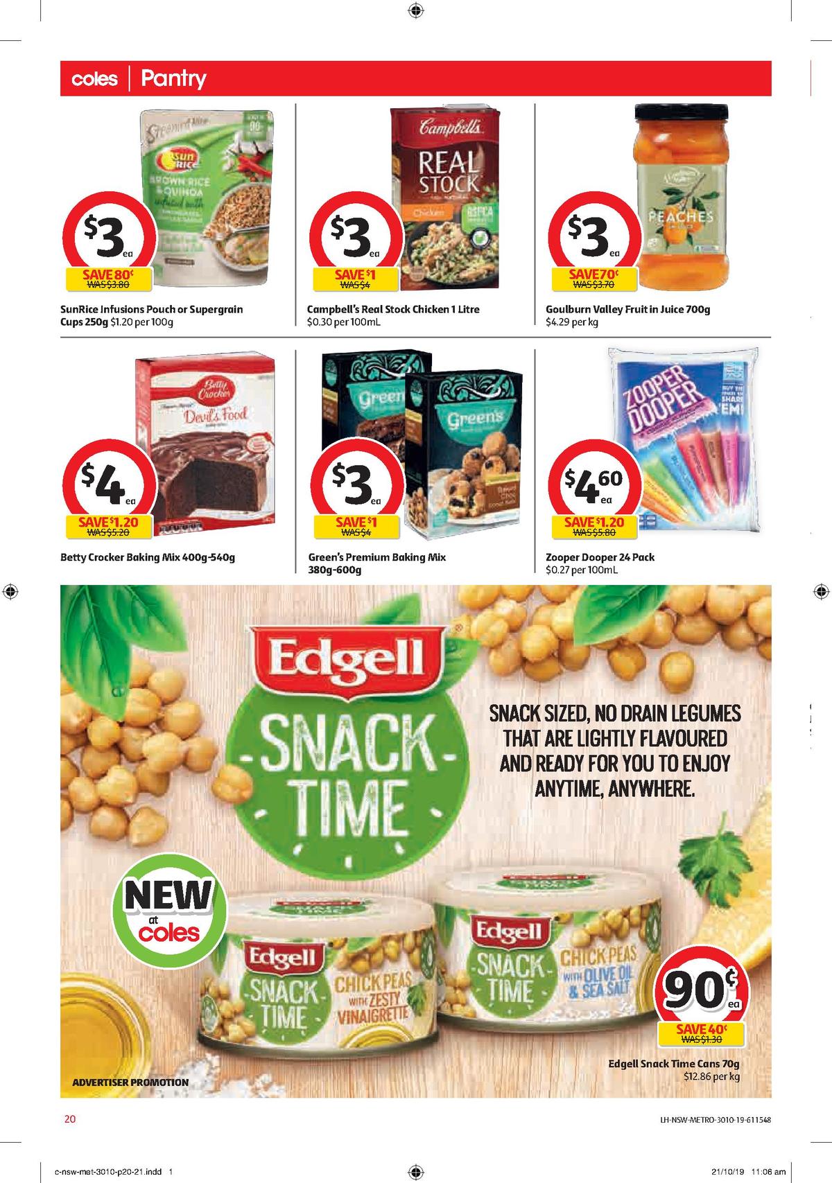 Coles Catalogues from 30 October