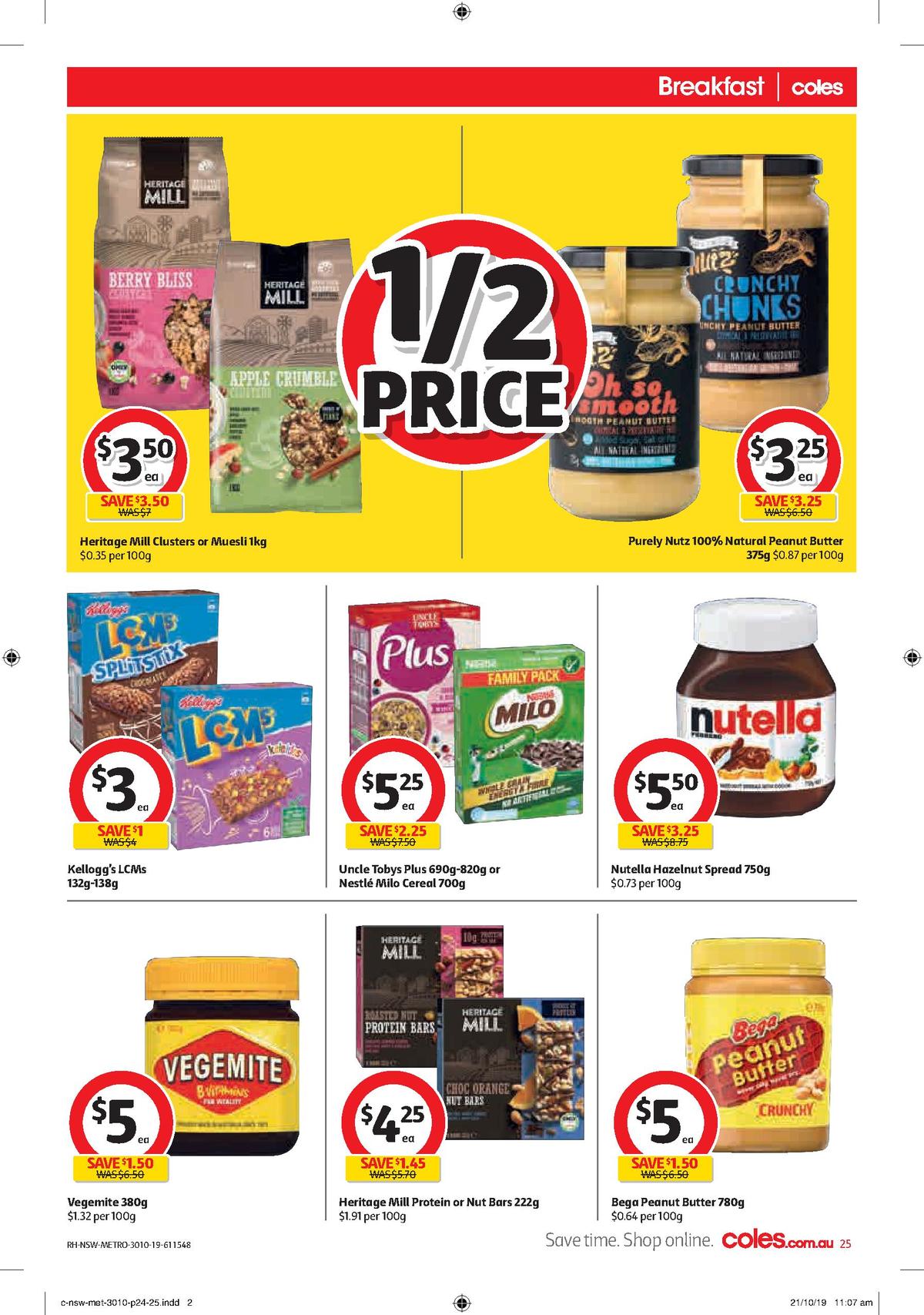 Coles Catalogues from 30 October