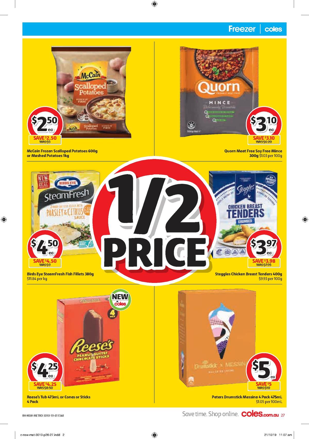 Coles Catalogues from 30 October