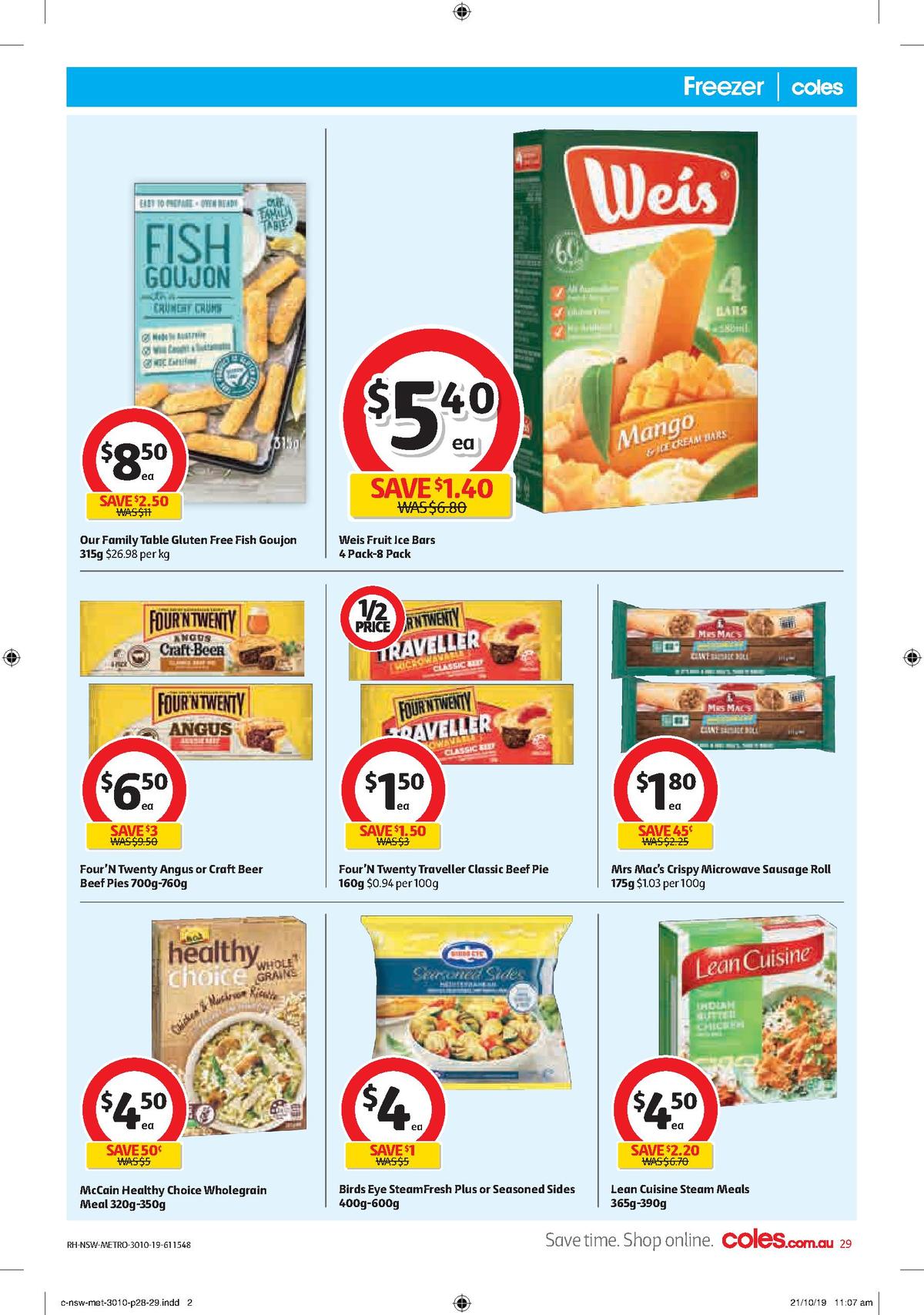 Coles Catalogues from 30 October