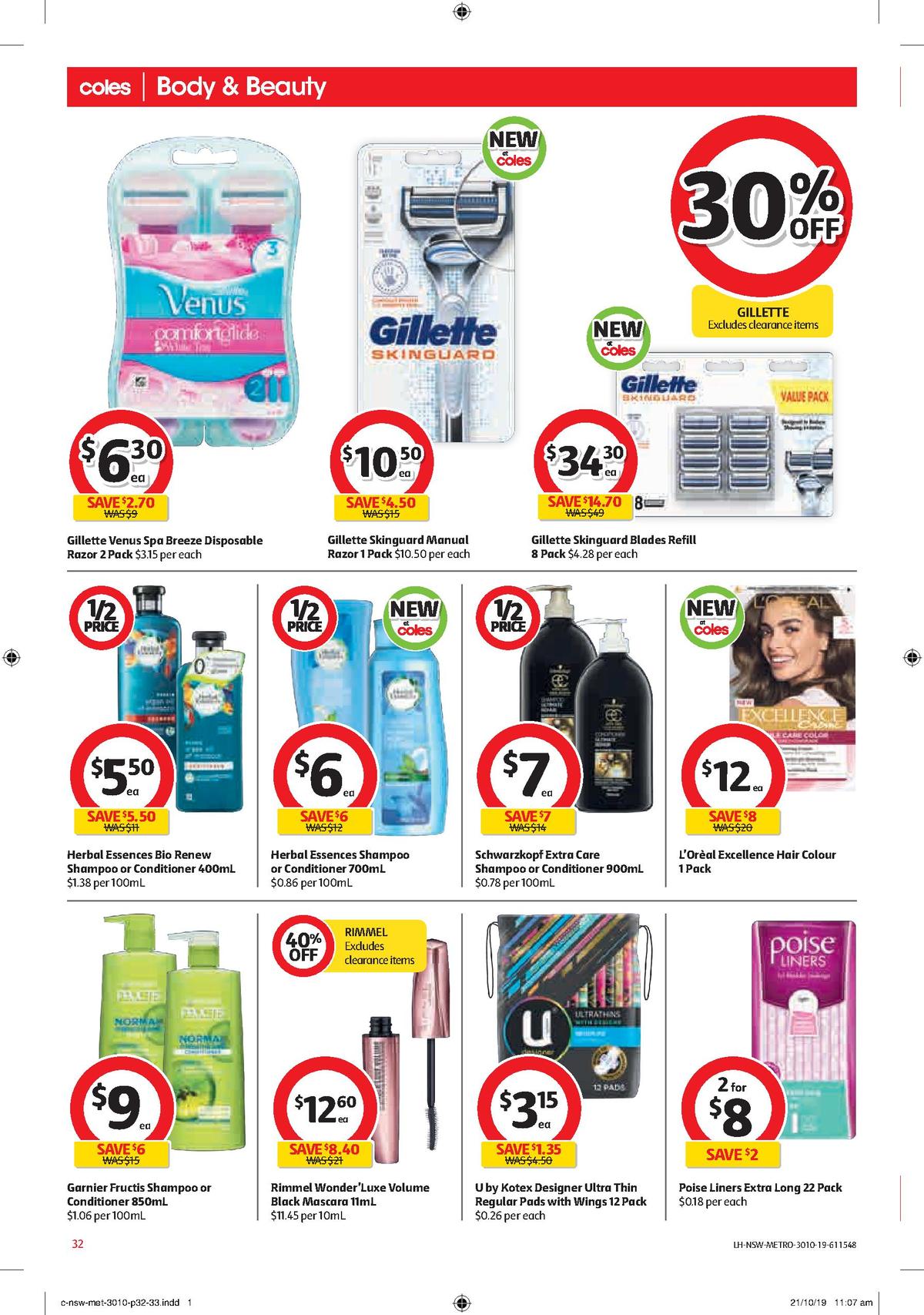 Coles Catalogues from 30 October