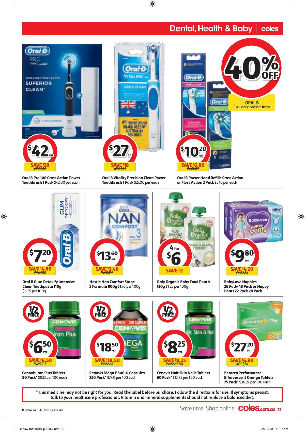 Coles Catalogues from 30 October