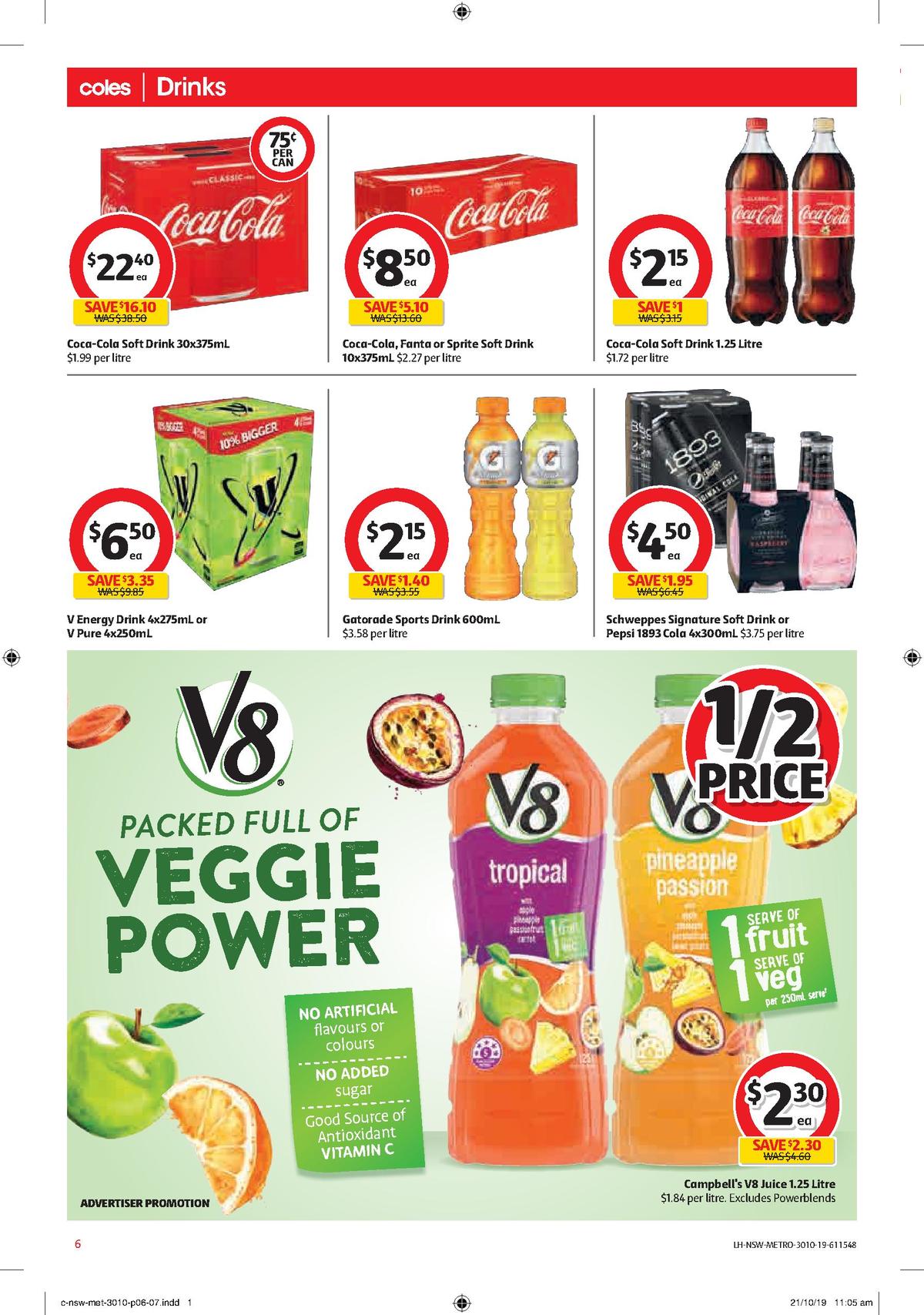 Coles Catalogues from 30 October