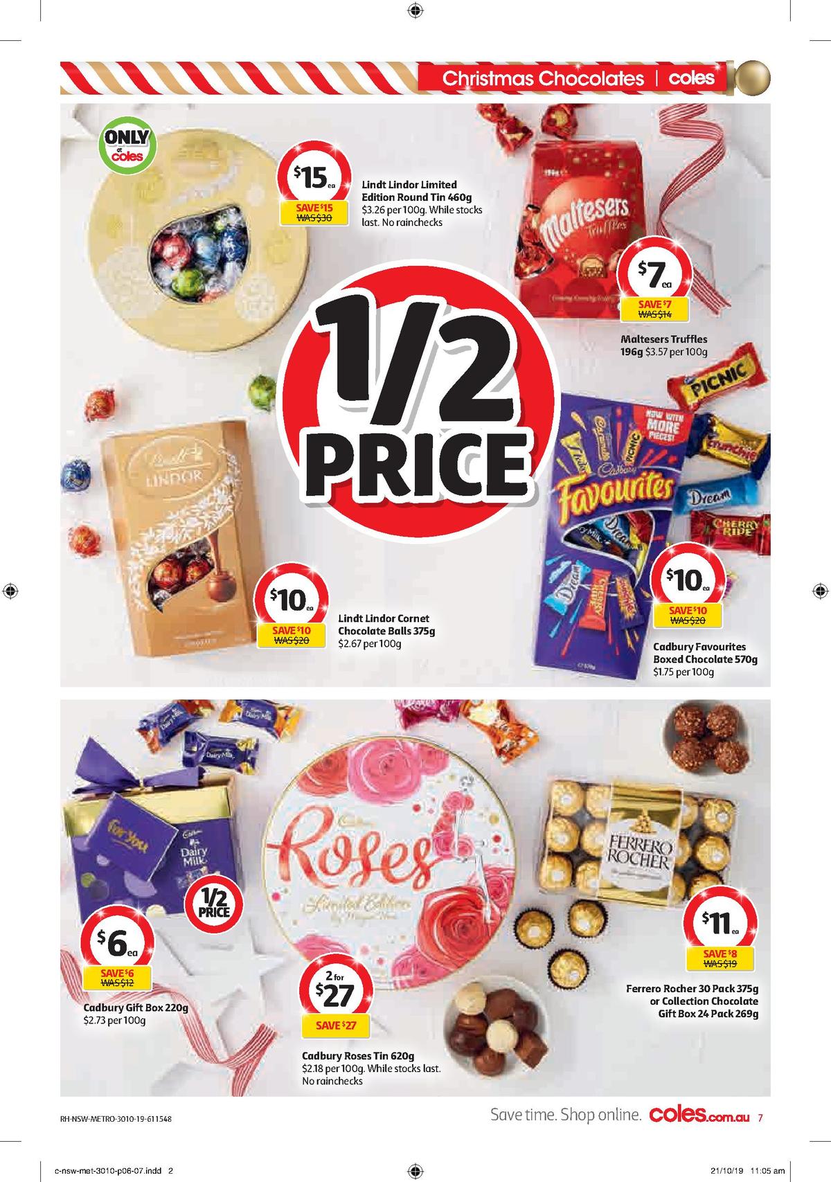 Coles Catalogues from 30 October