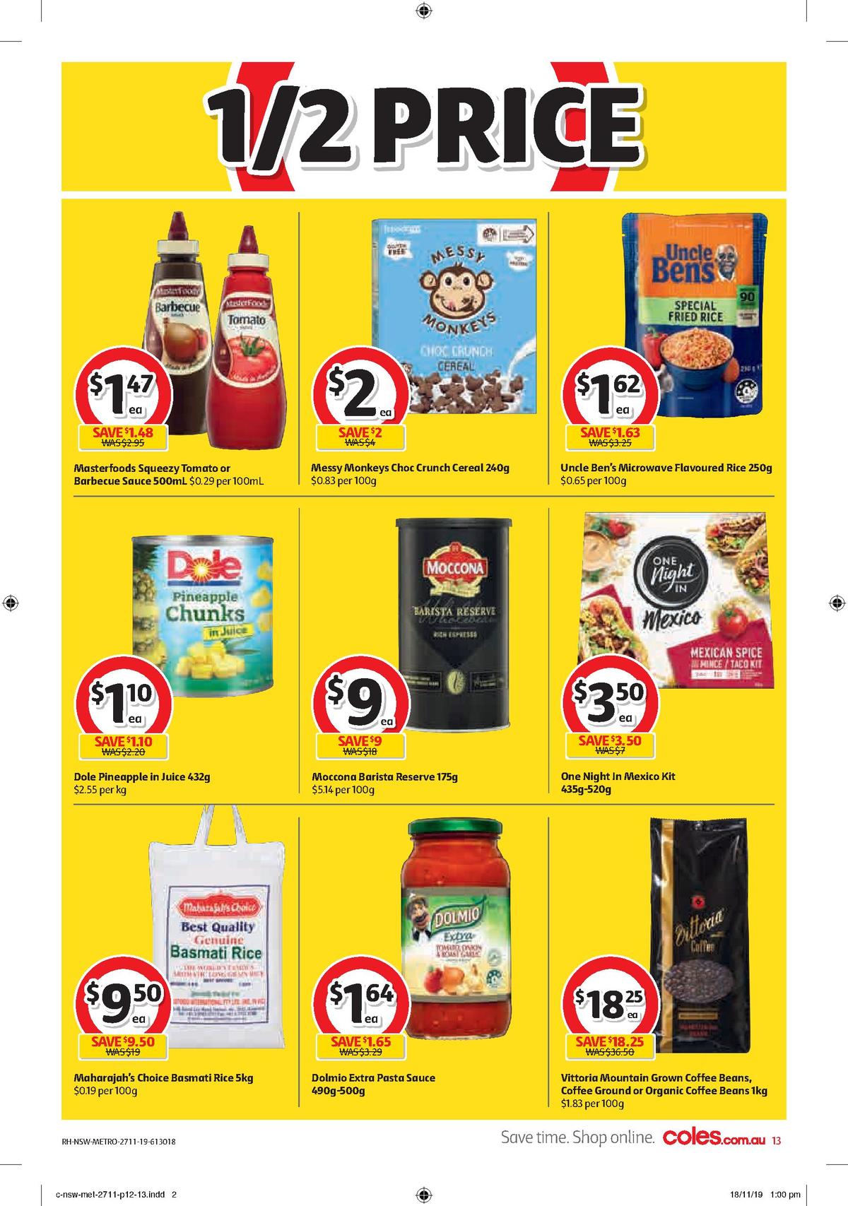 Coles Catalogues from 27 November