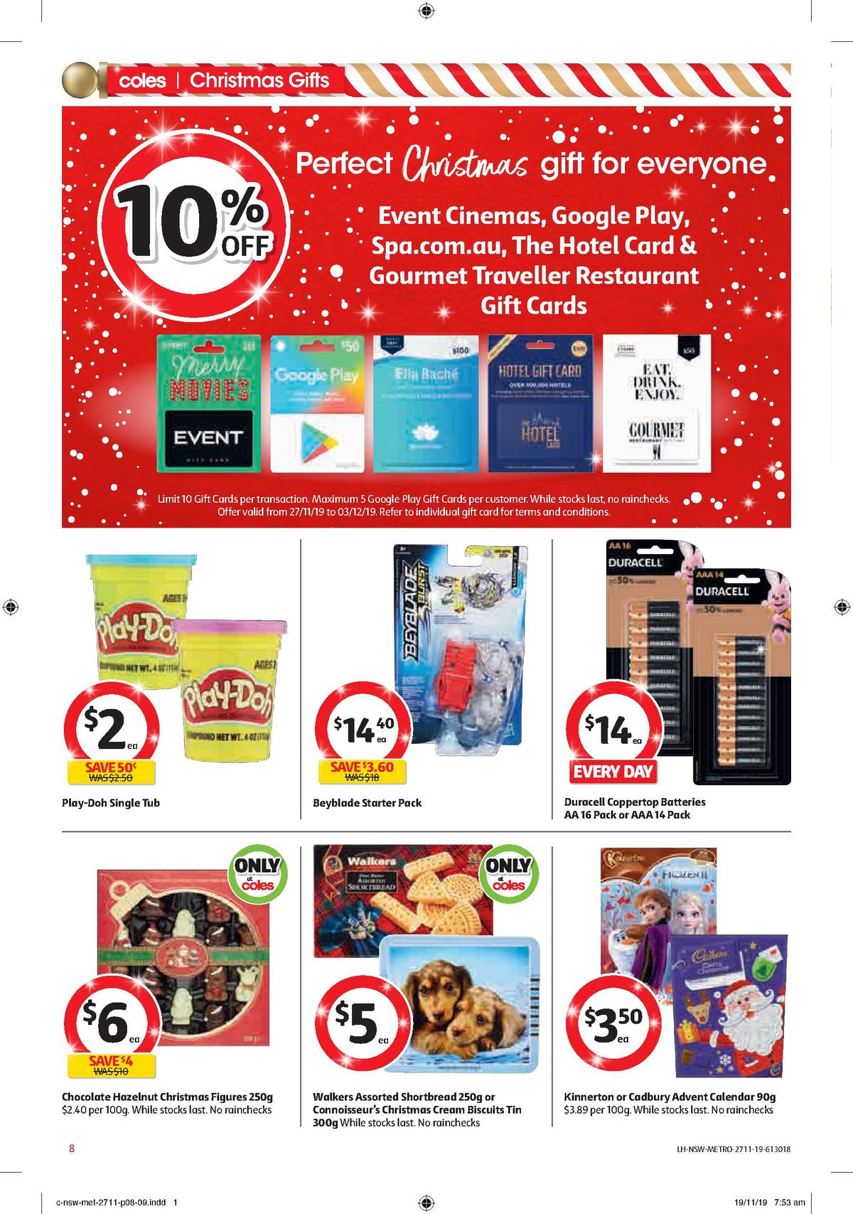 Coles Catalogues from 27 November