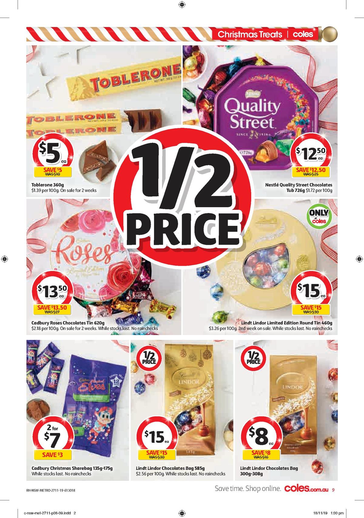 Coles Catalogues from 27 November