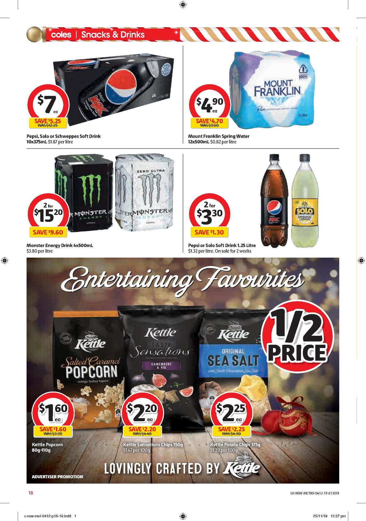 Coles Catalogues from 4 December