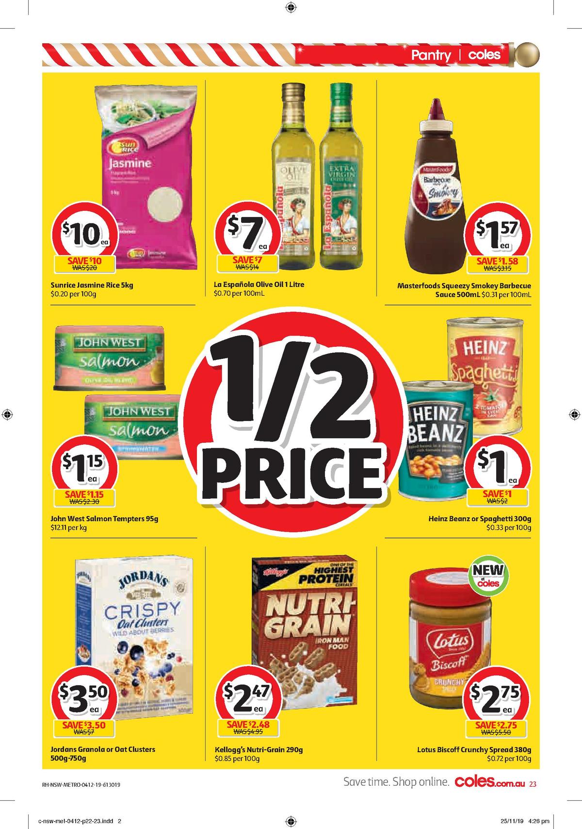 Coles Catalogues from 4 December