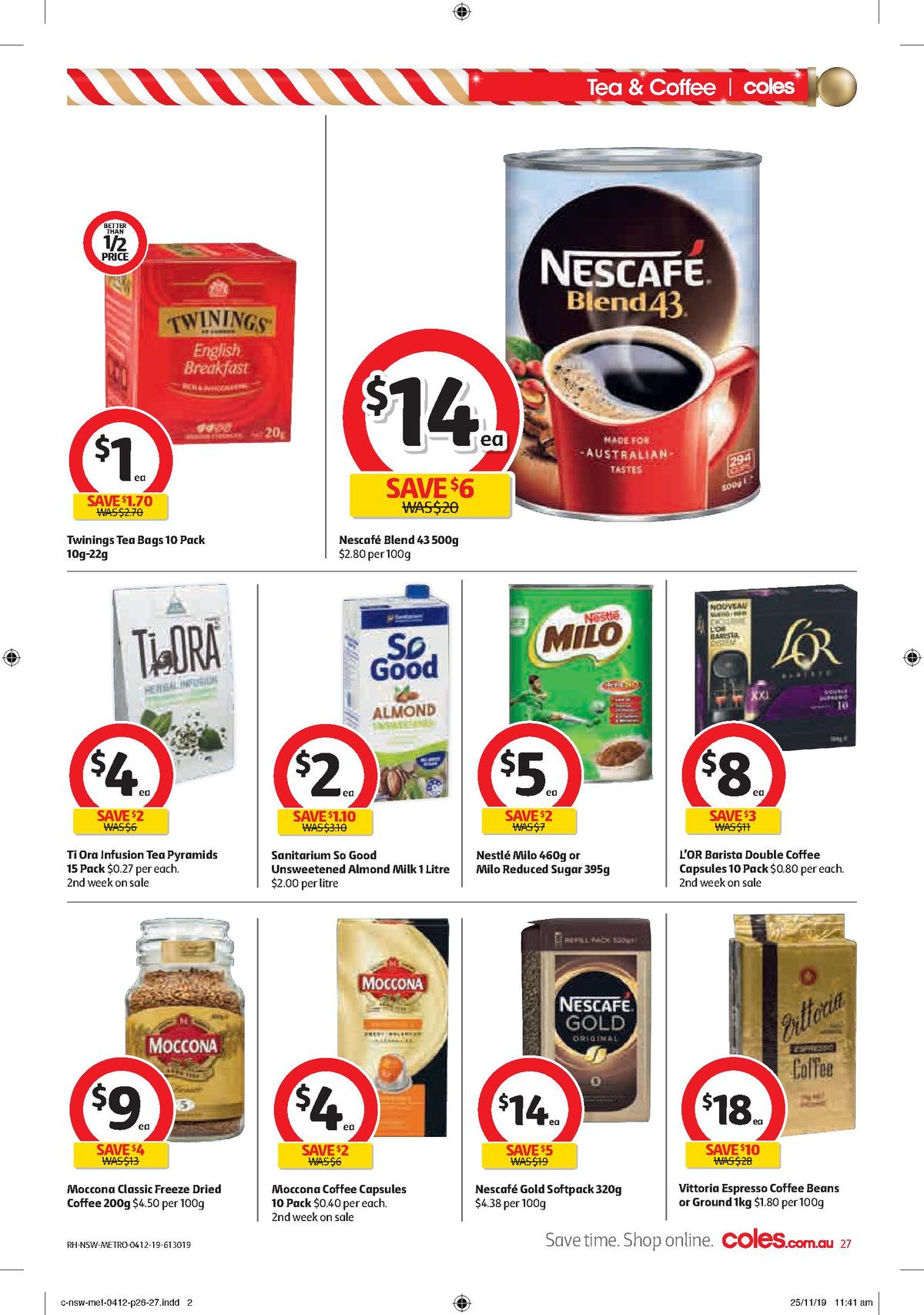 Coles Catalogues from 4 December