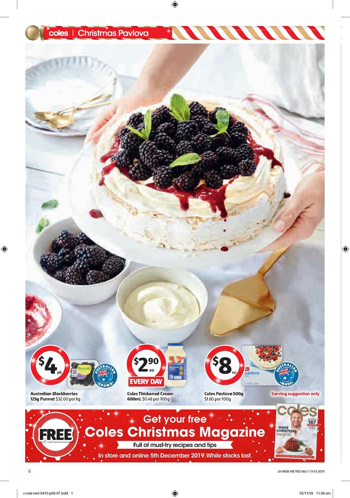 Coles Catalogues from 4 December