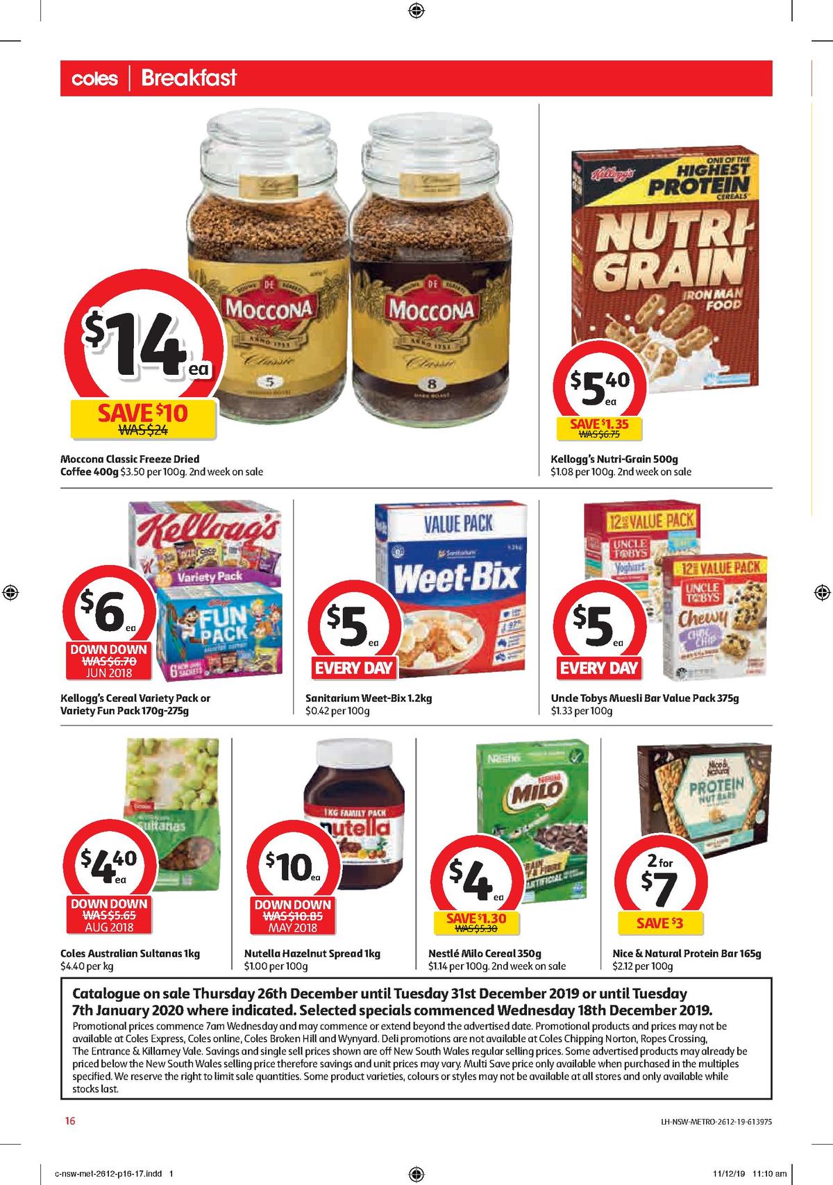 Coles Catalogues from 26 December