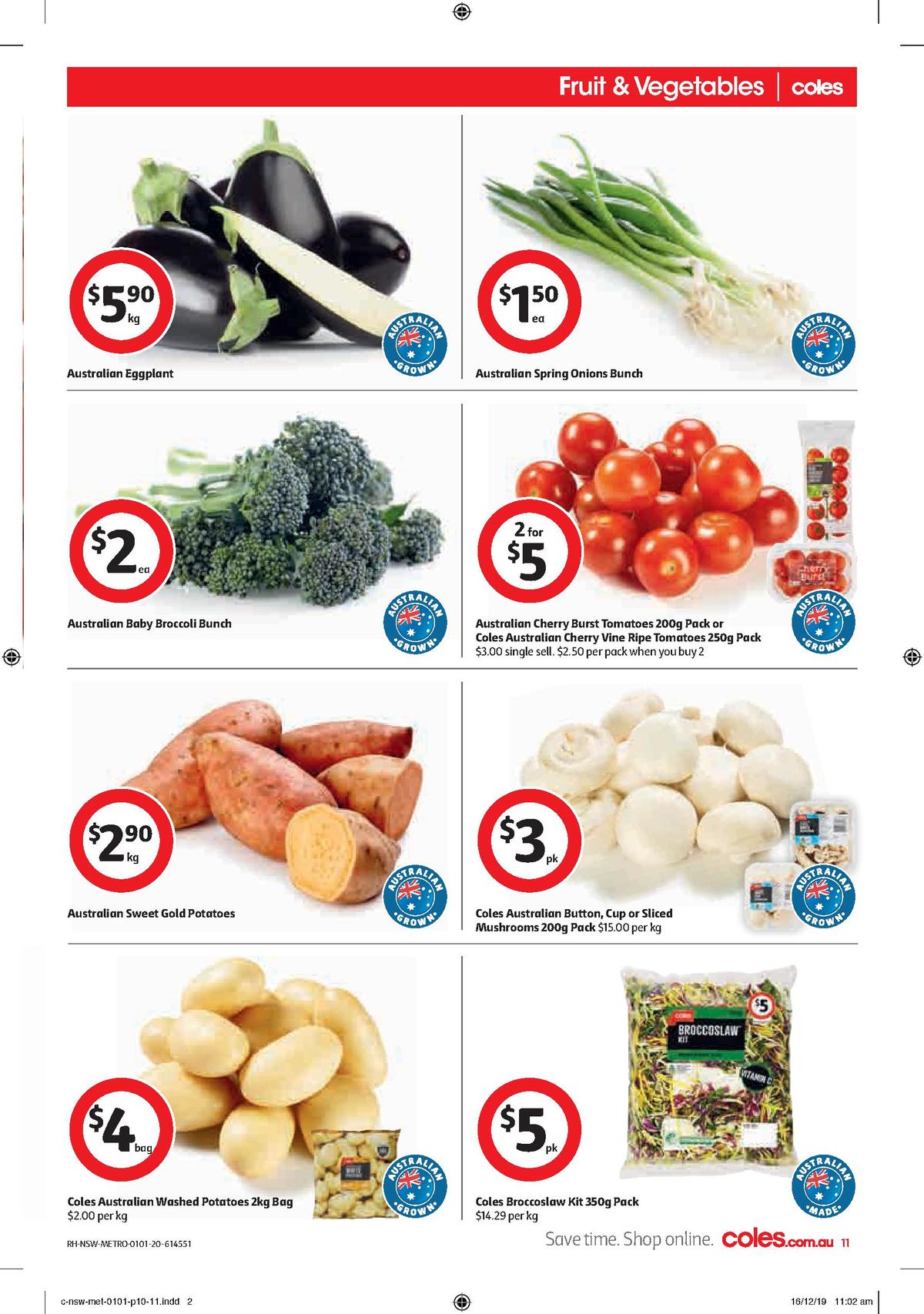 Coles Catalogues from 1 January