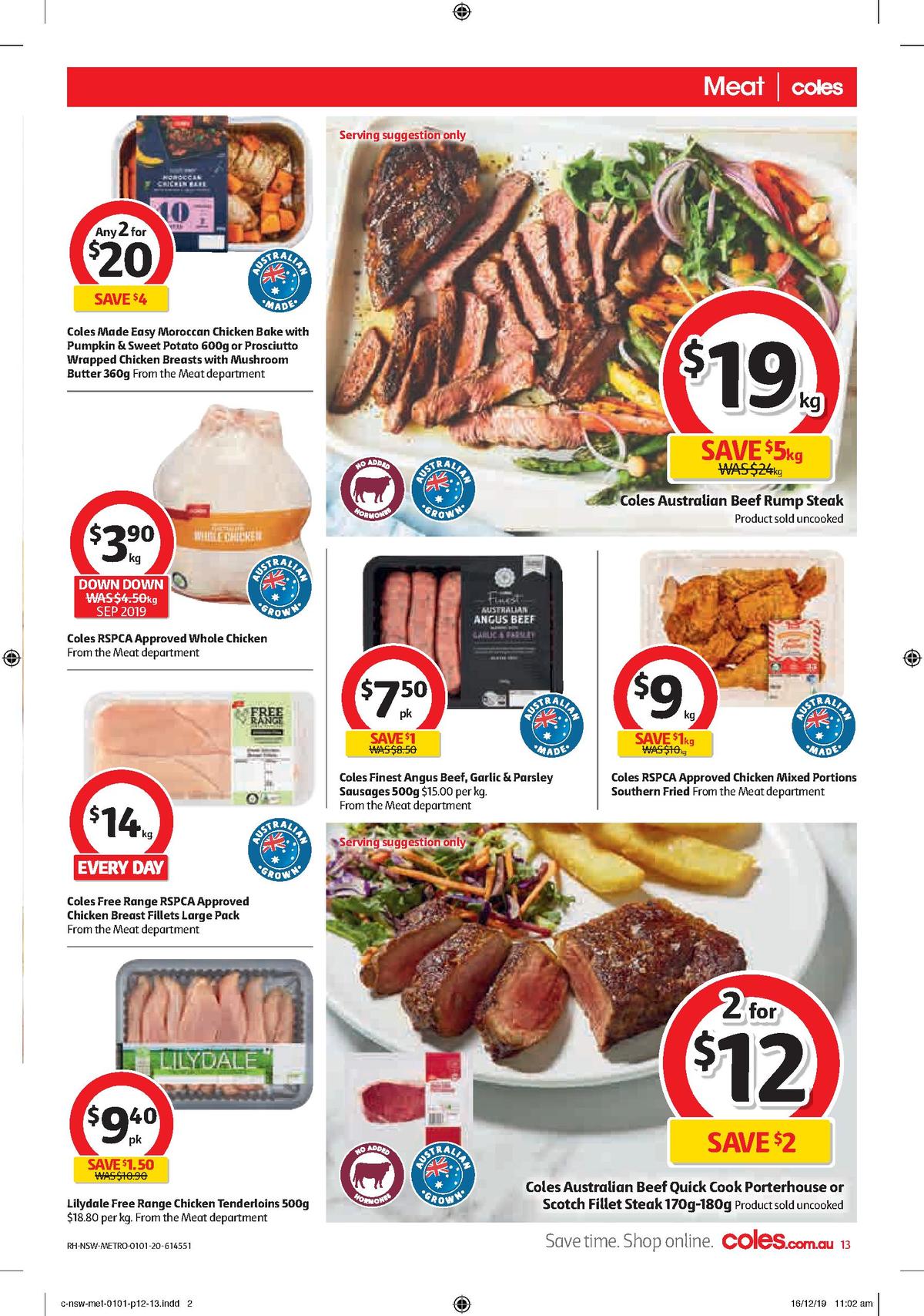 Coles Catalogues from 1 January