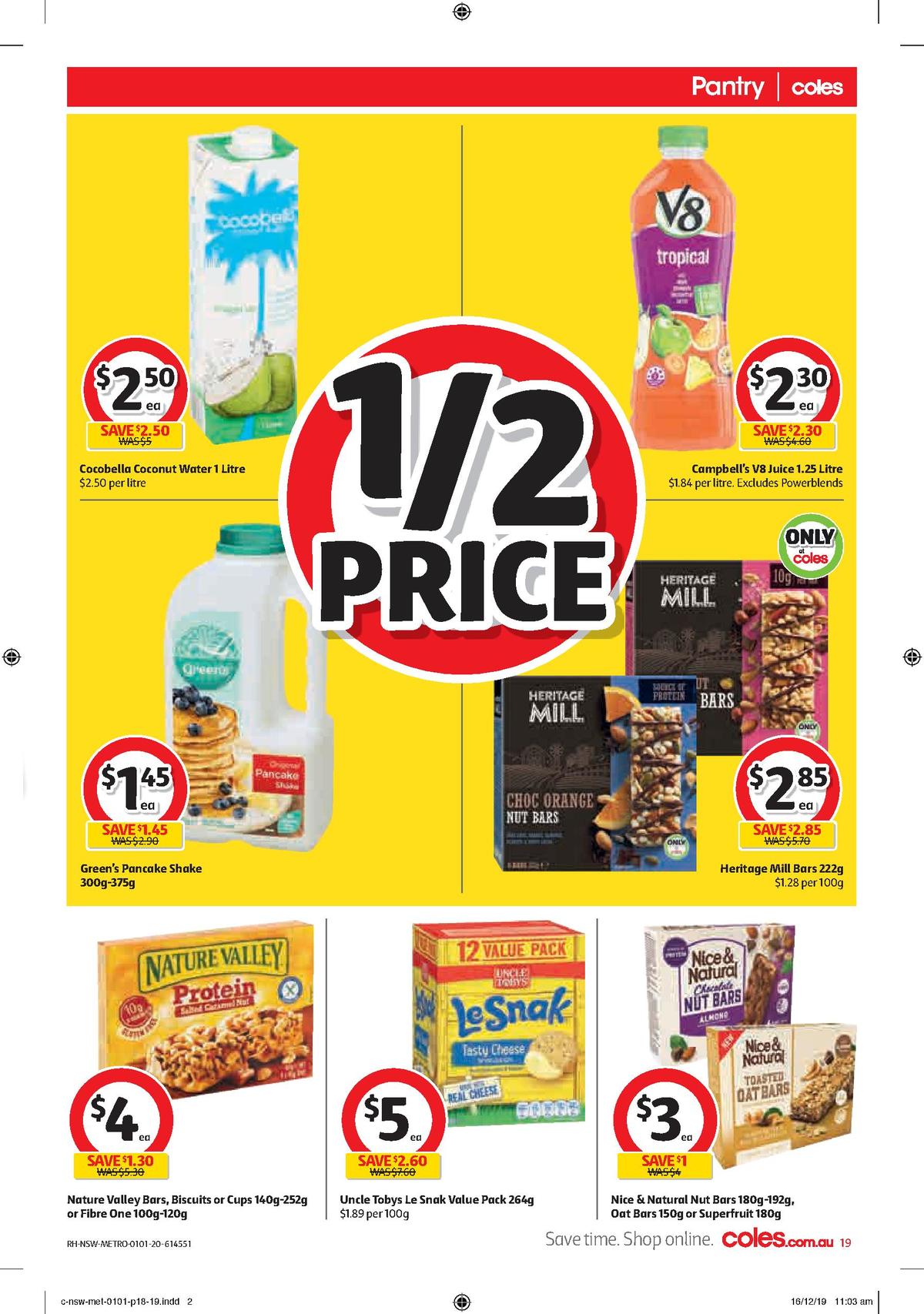 Coles Catalogues from 1 January