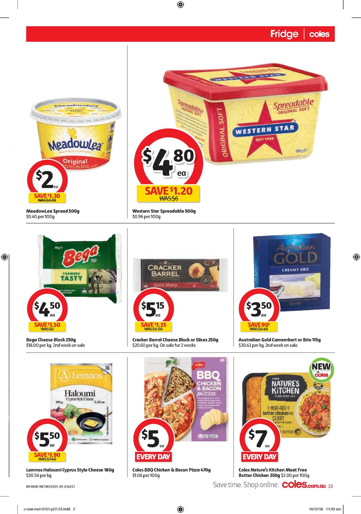 Coles Catalogues from 1 January