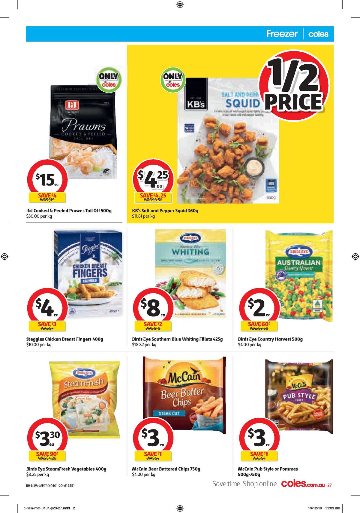 Coles Catalogues from 1 January