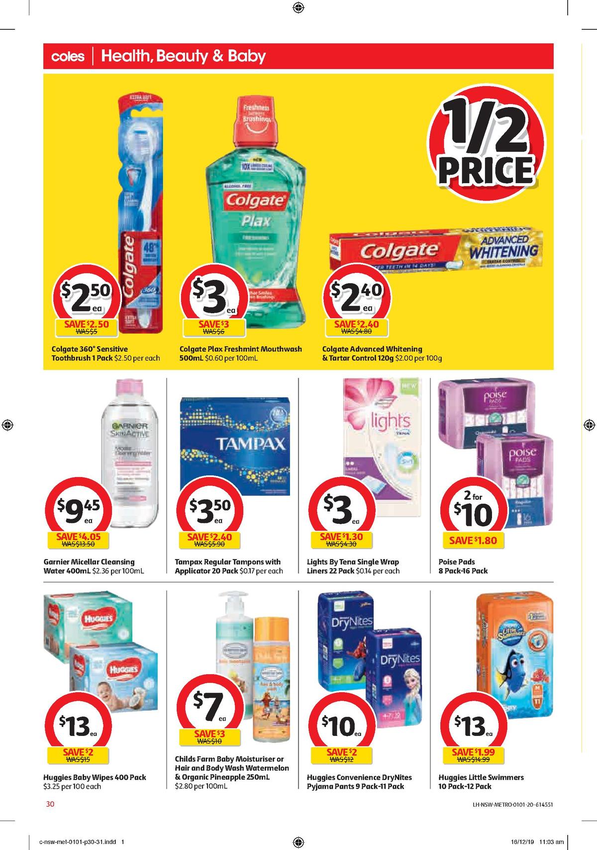 Coles Catalogues from 1 January