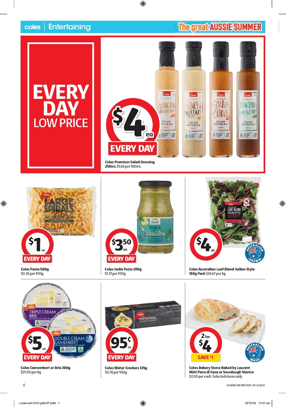 Coles Catalogues from 1 January