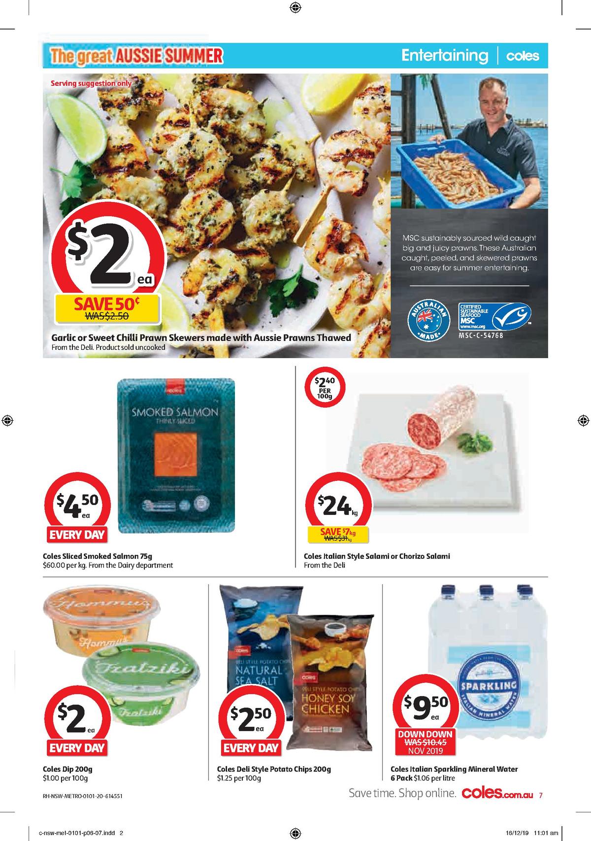 Coles Catalogues from 1 January