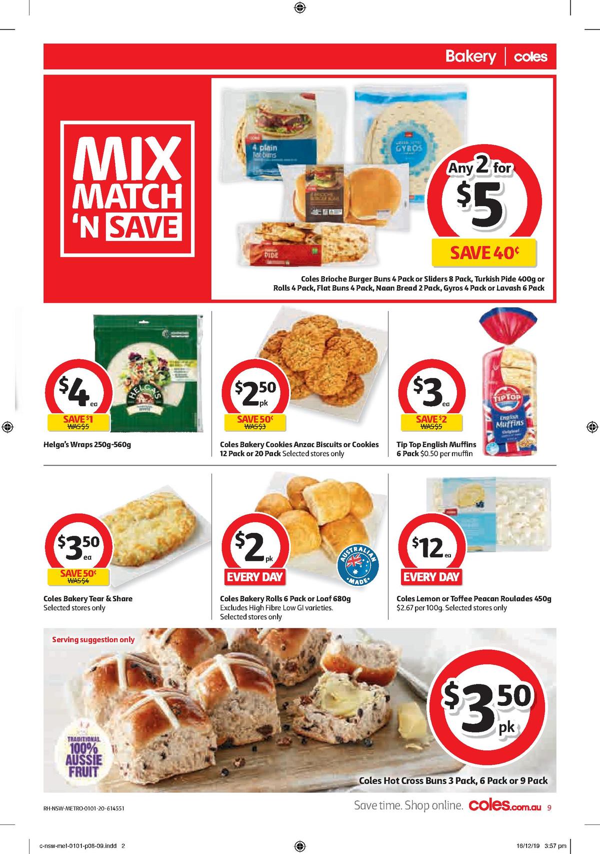 Coles Catalogues from 1 January