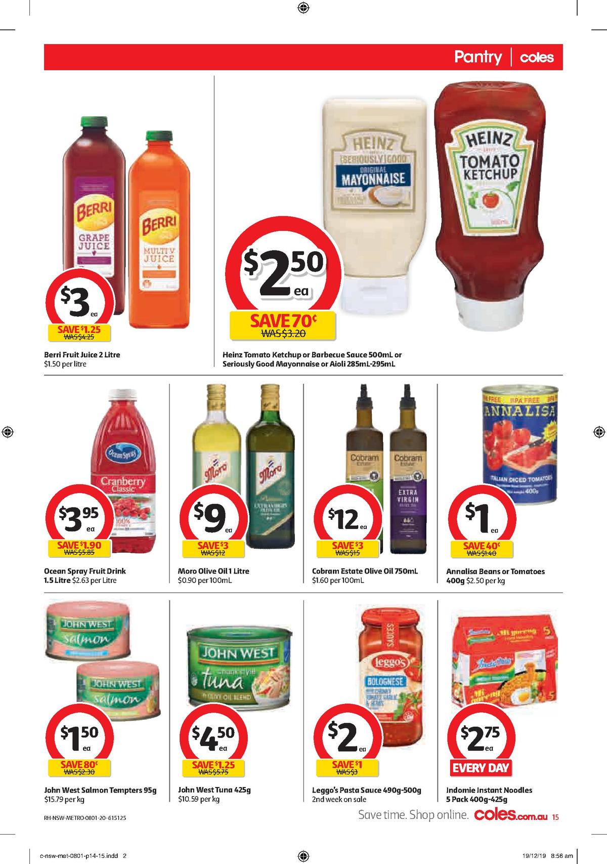 Coles Catalogues from 8 January