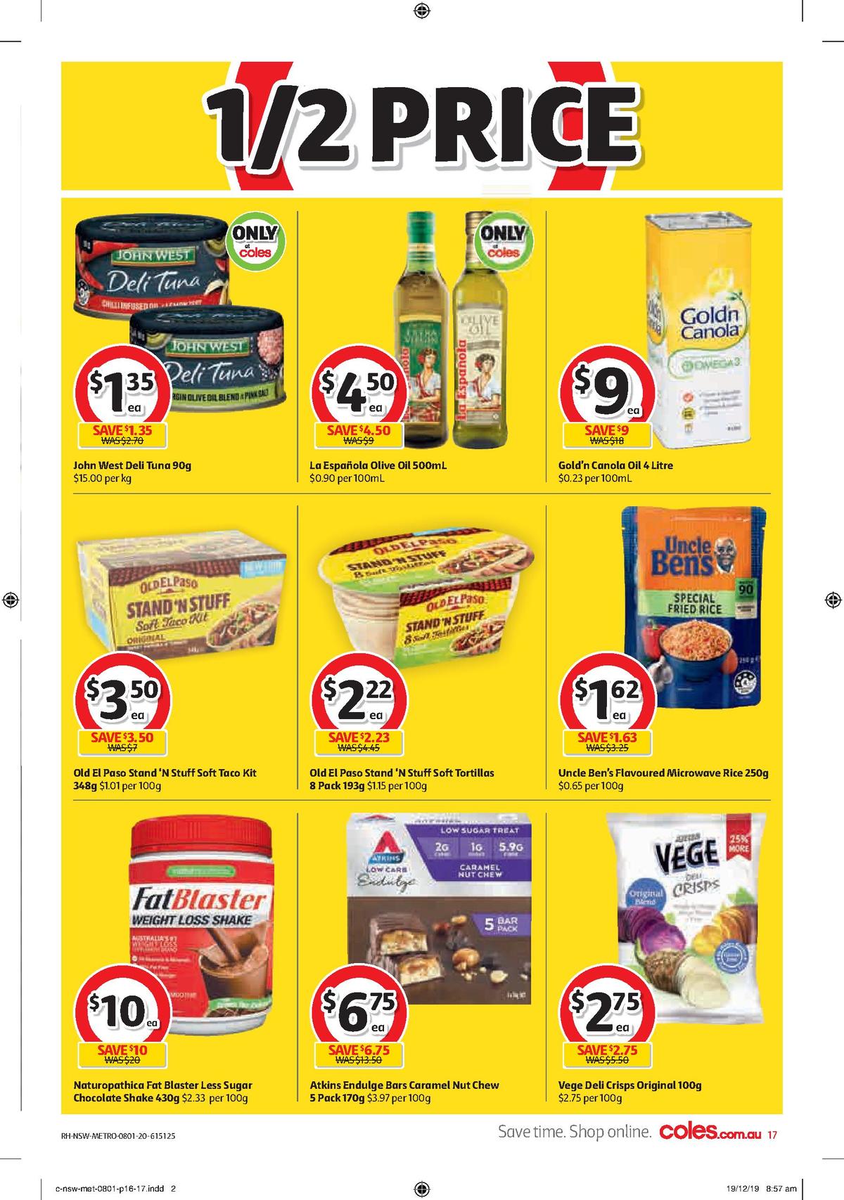 Coles Catalogues from 8 January