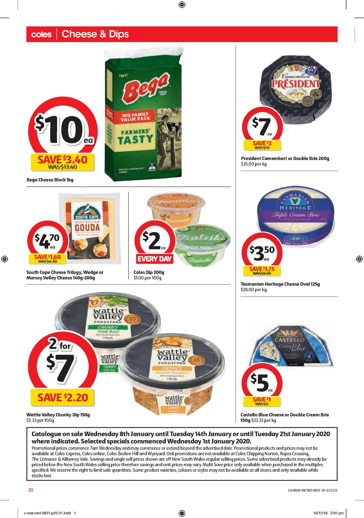 Coles Catalogues from 8 January