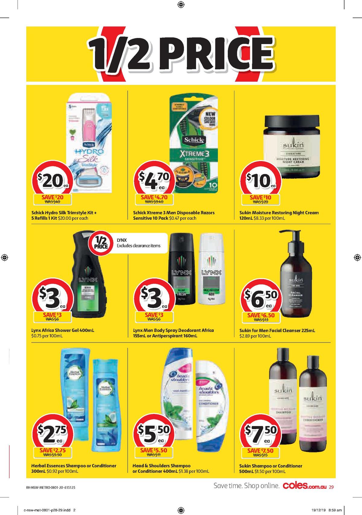 Coles Catalogues from 8 January