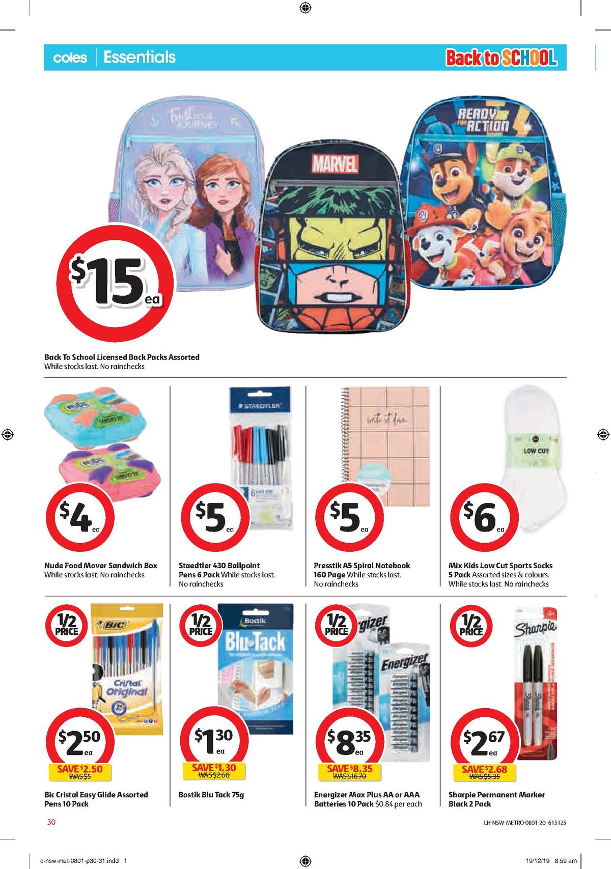 Coles Catalogues from 8 January