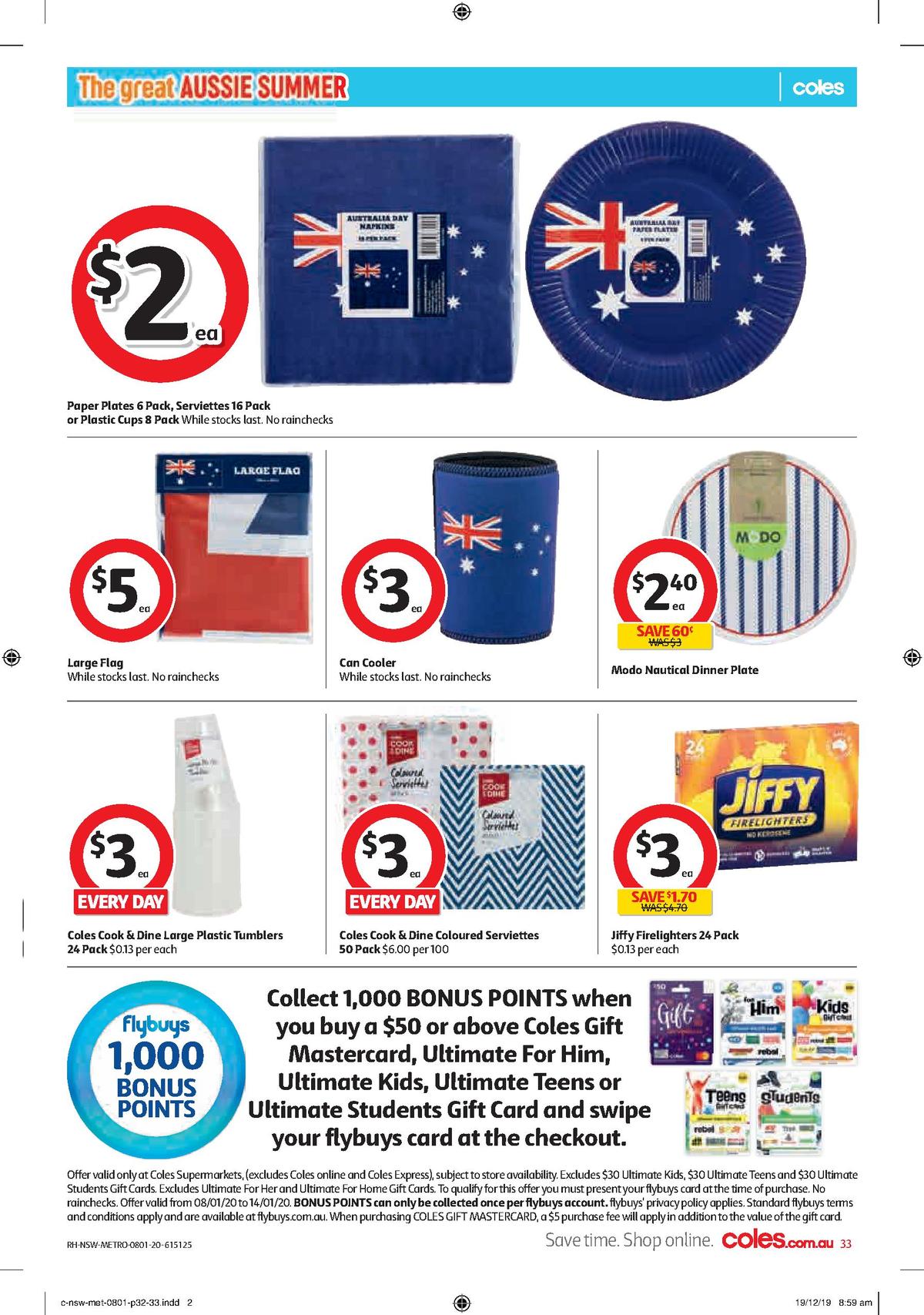 Coles Catalogues from 8 January