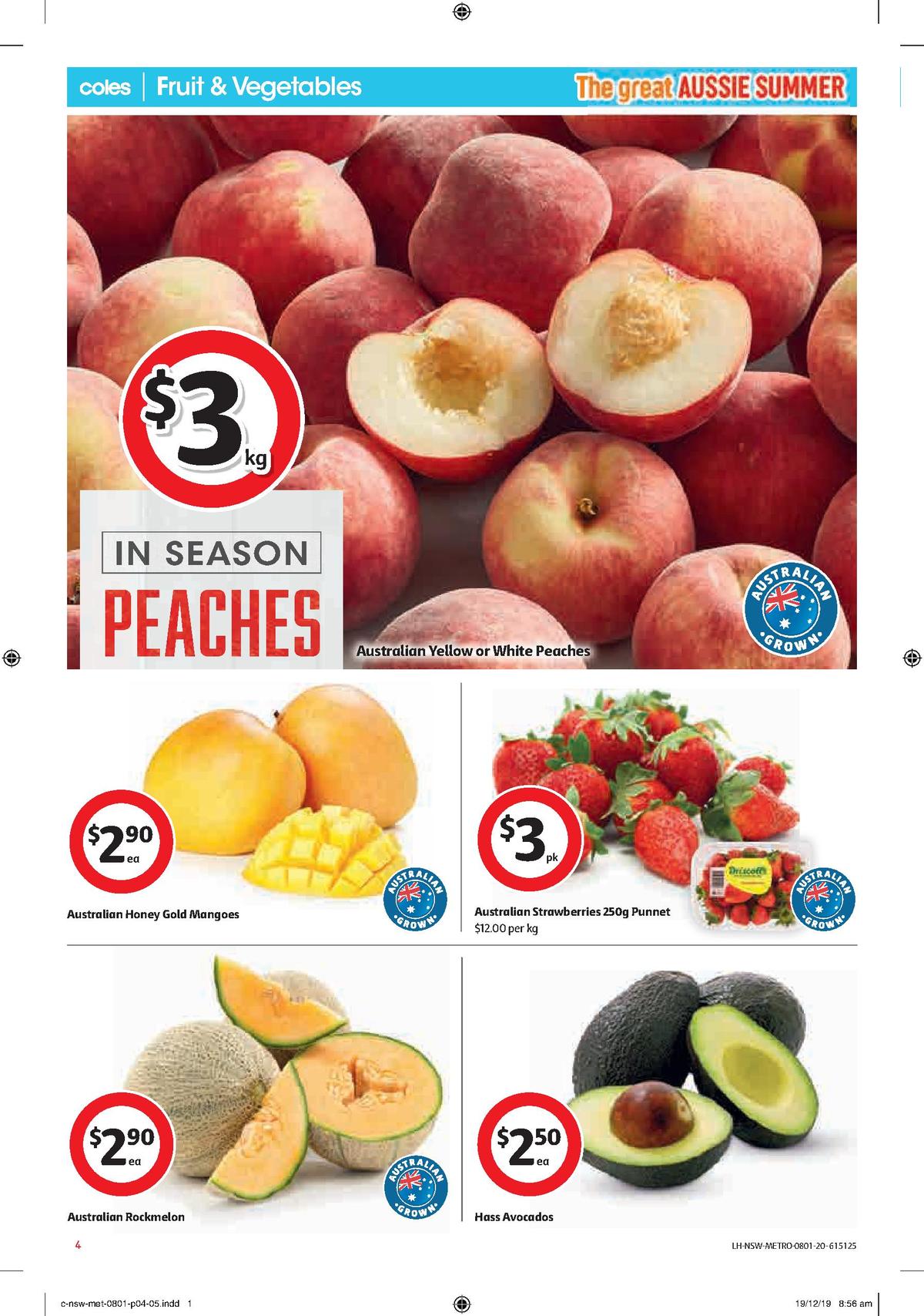 Coles Catalogues from 8 January