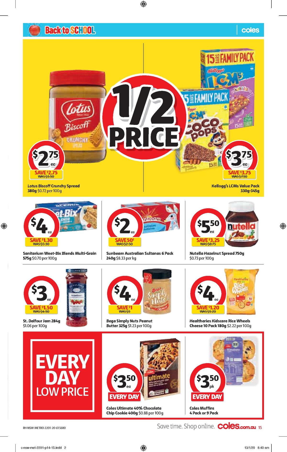 Coles Catalogues from 22 January