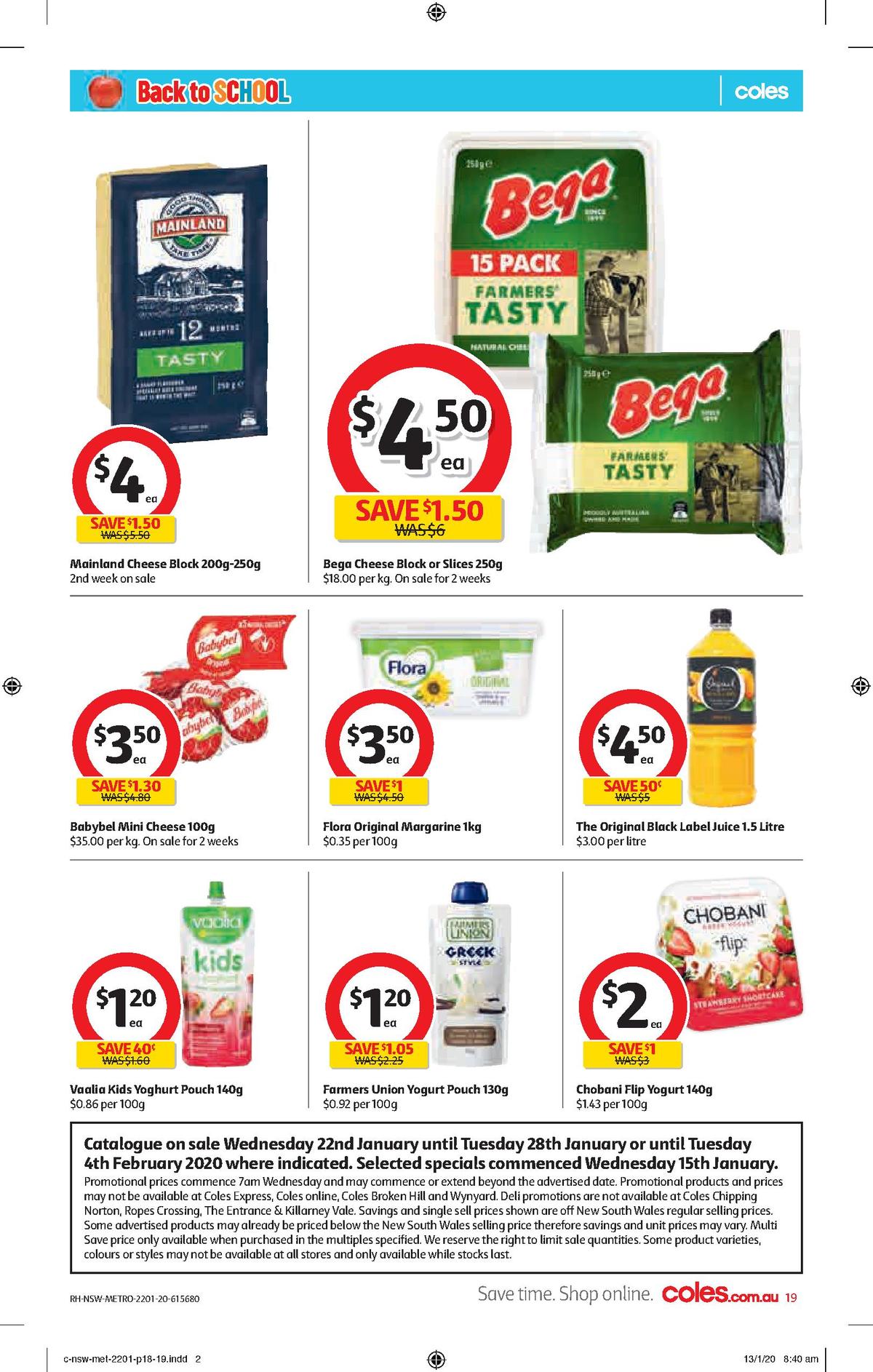 Coles Catalogues from 22 January