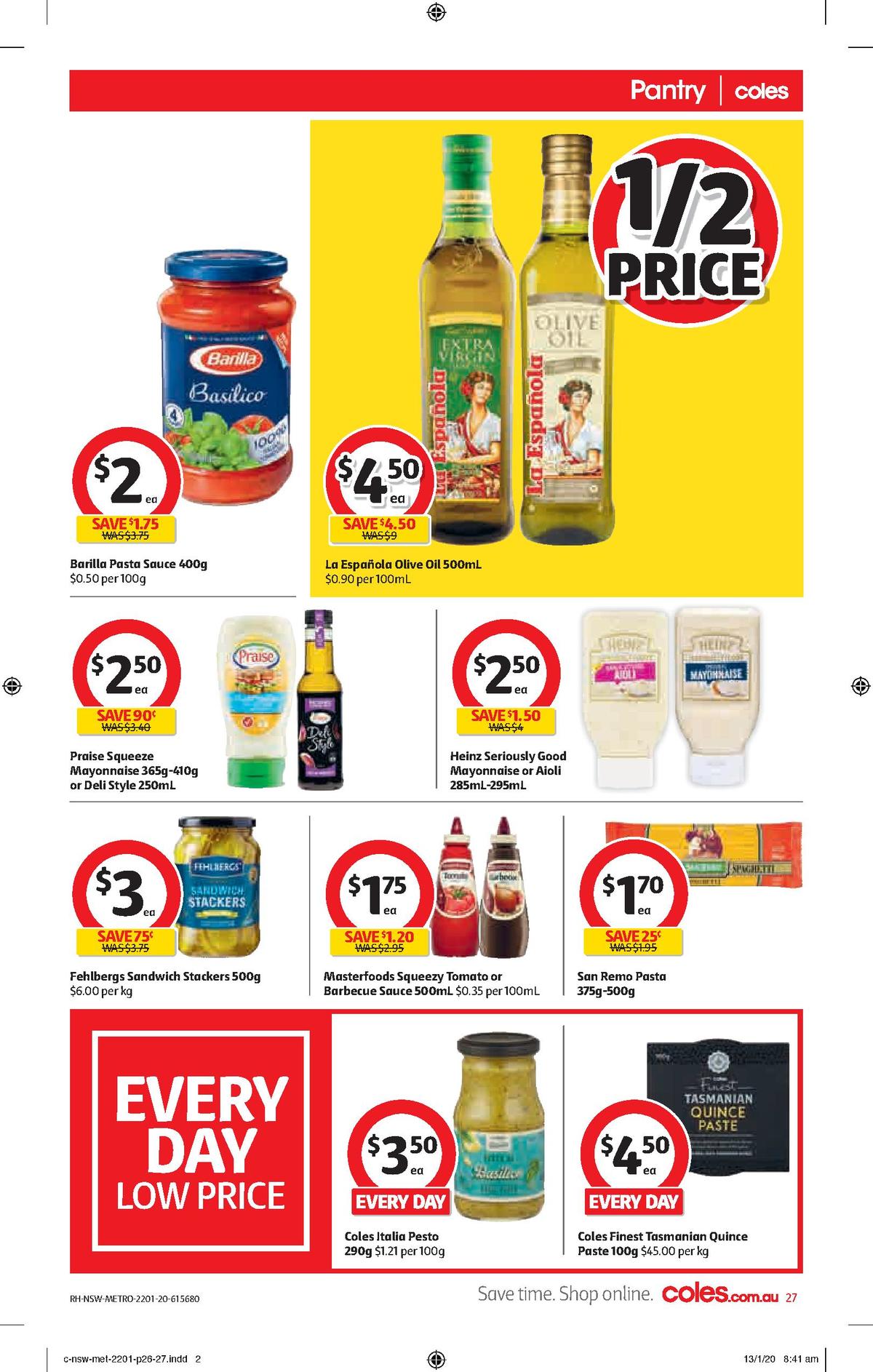 Coles Catalogues from 22 January