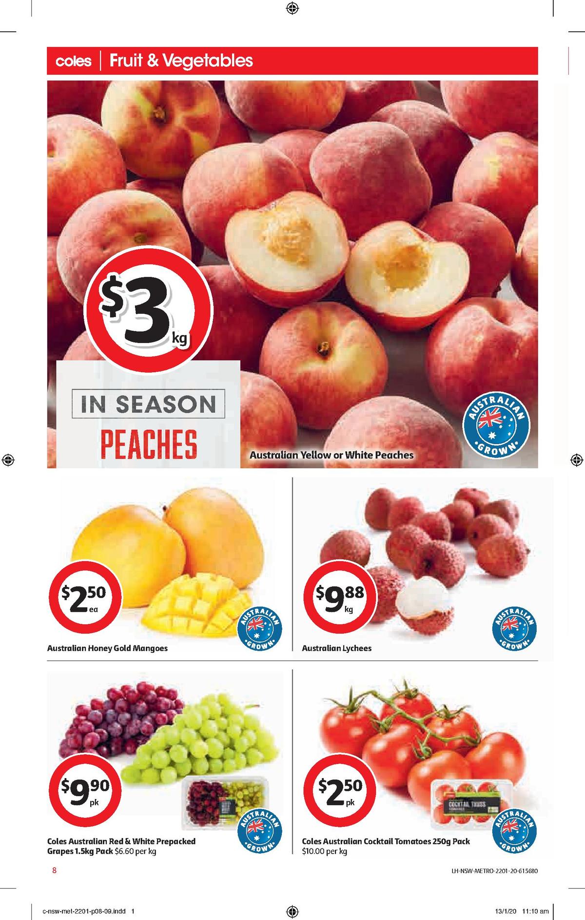 Coles Catalogues from 22 January