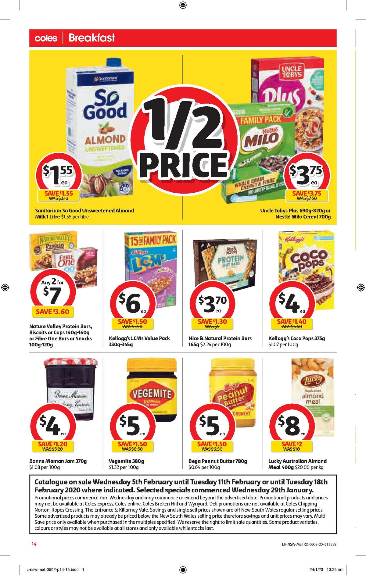 Coles Catalogues from 5 February