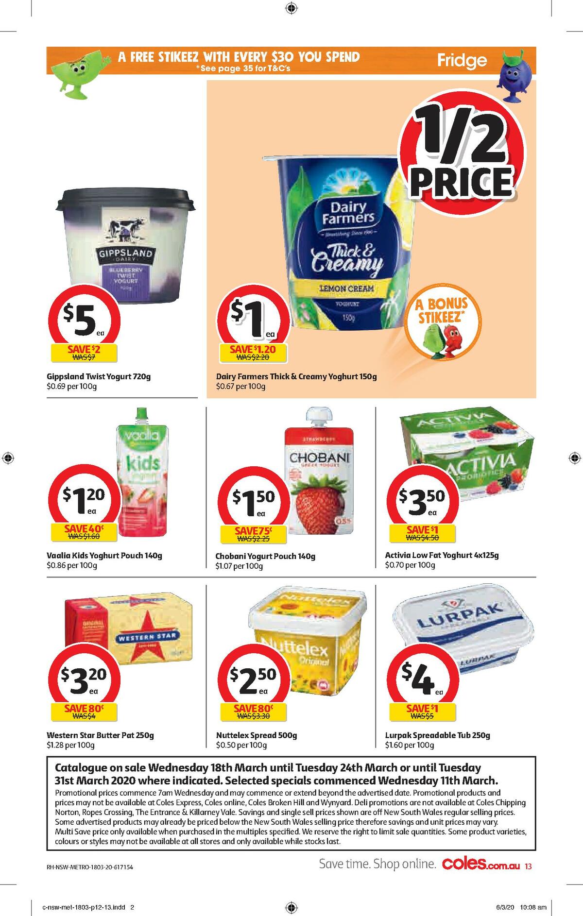 Coles Catalogues from 18 March