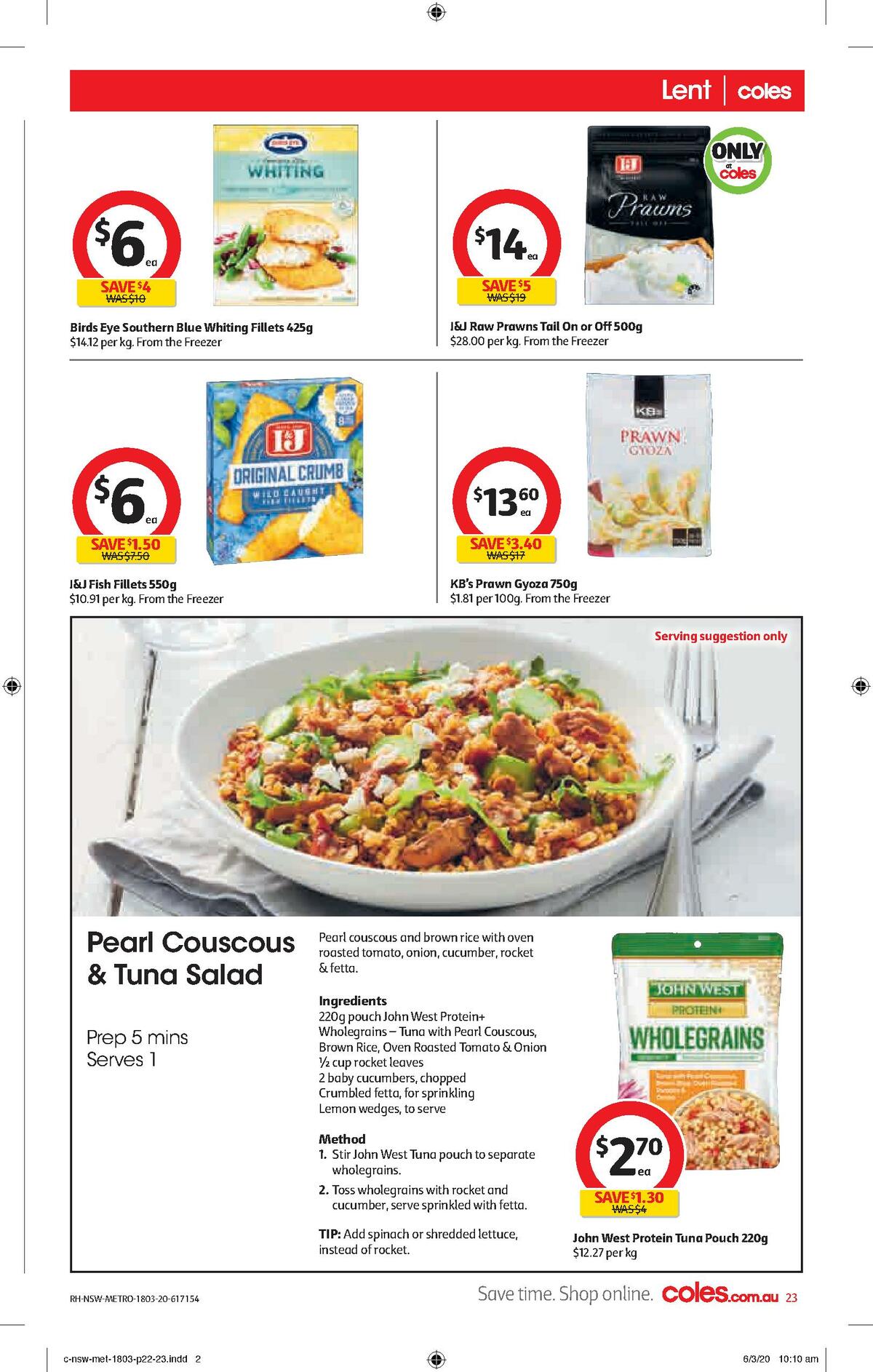 Coles Catalogues from 18 March