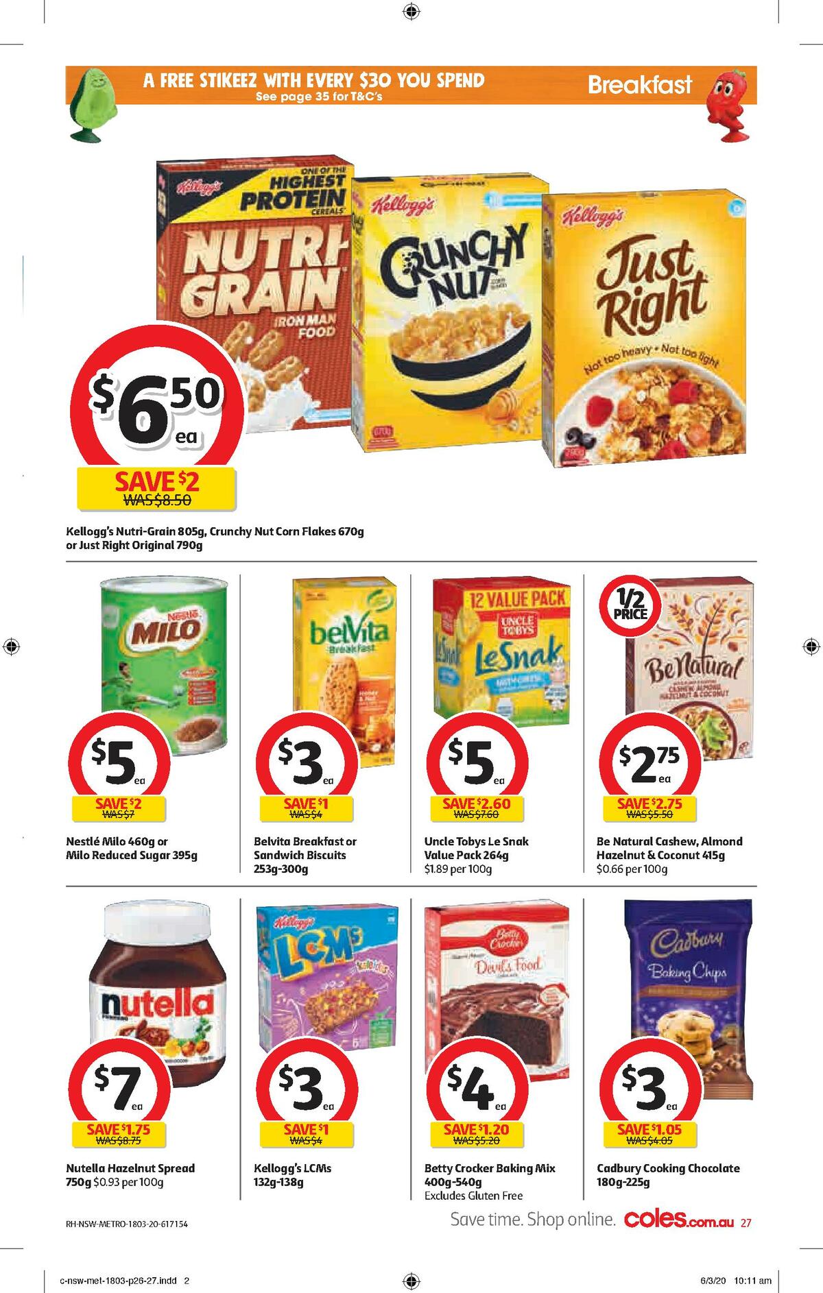 Coles Catalogues from 18 March