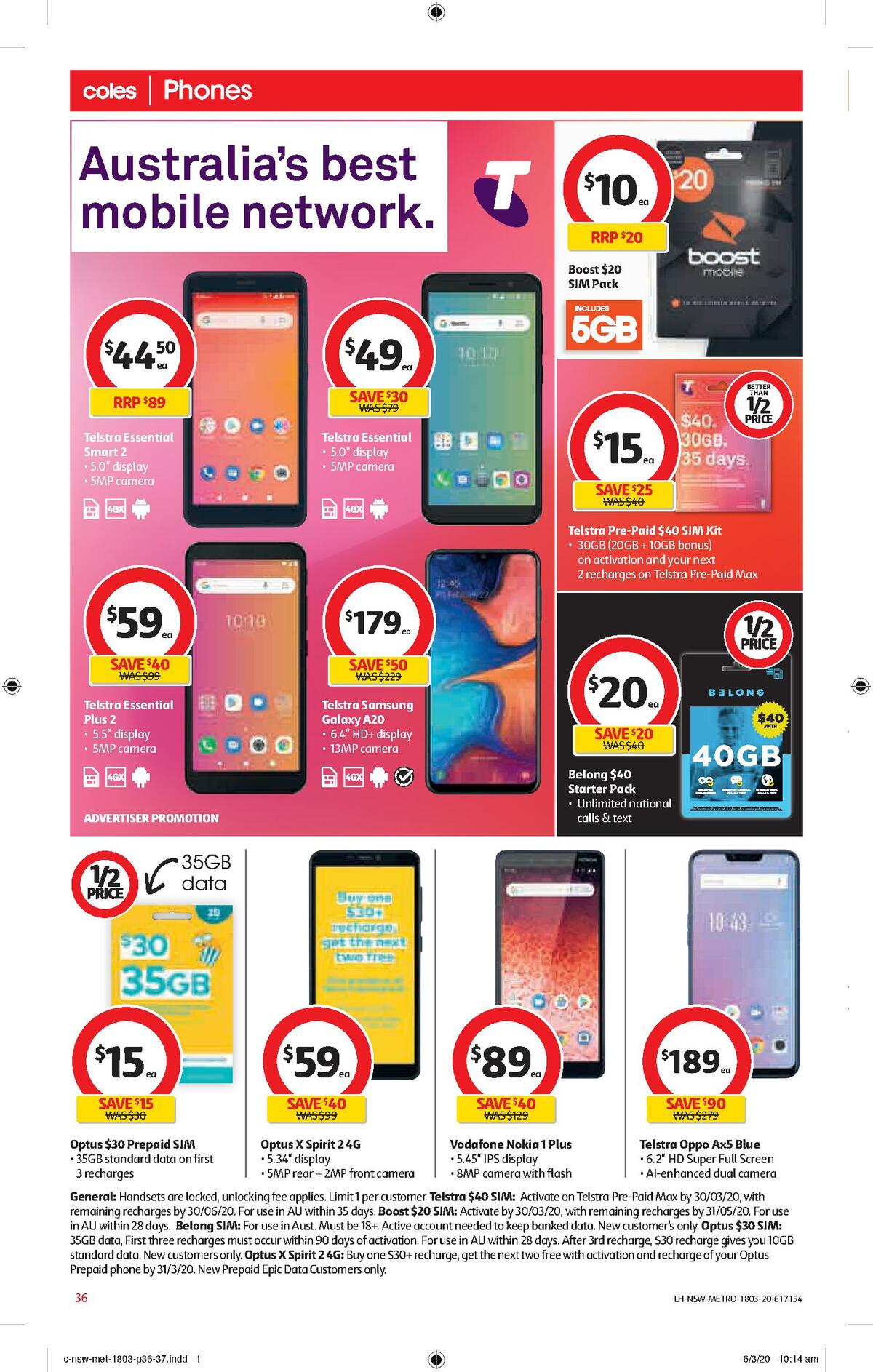 Coles Catalogues from 18 March