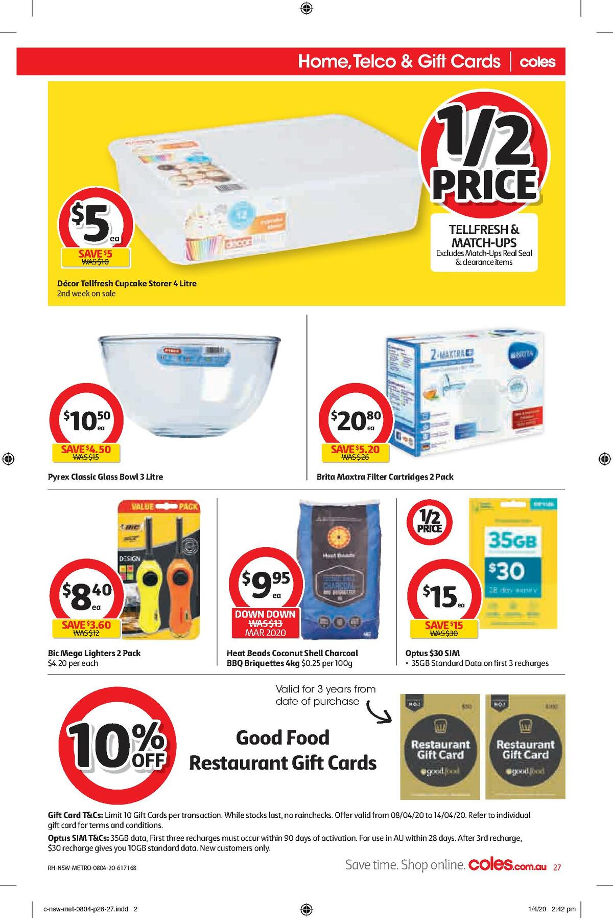 Coles Catalogues from 8 April