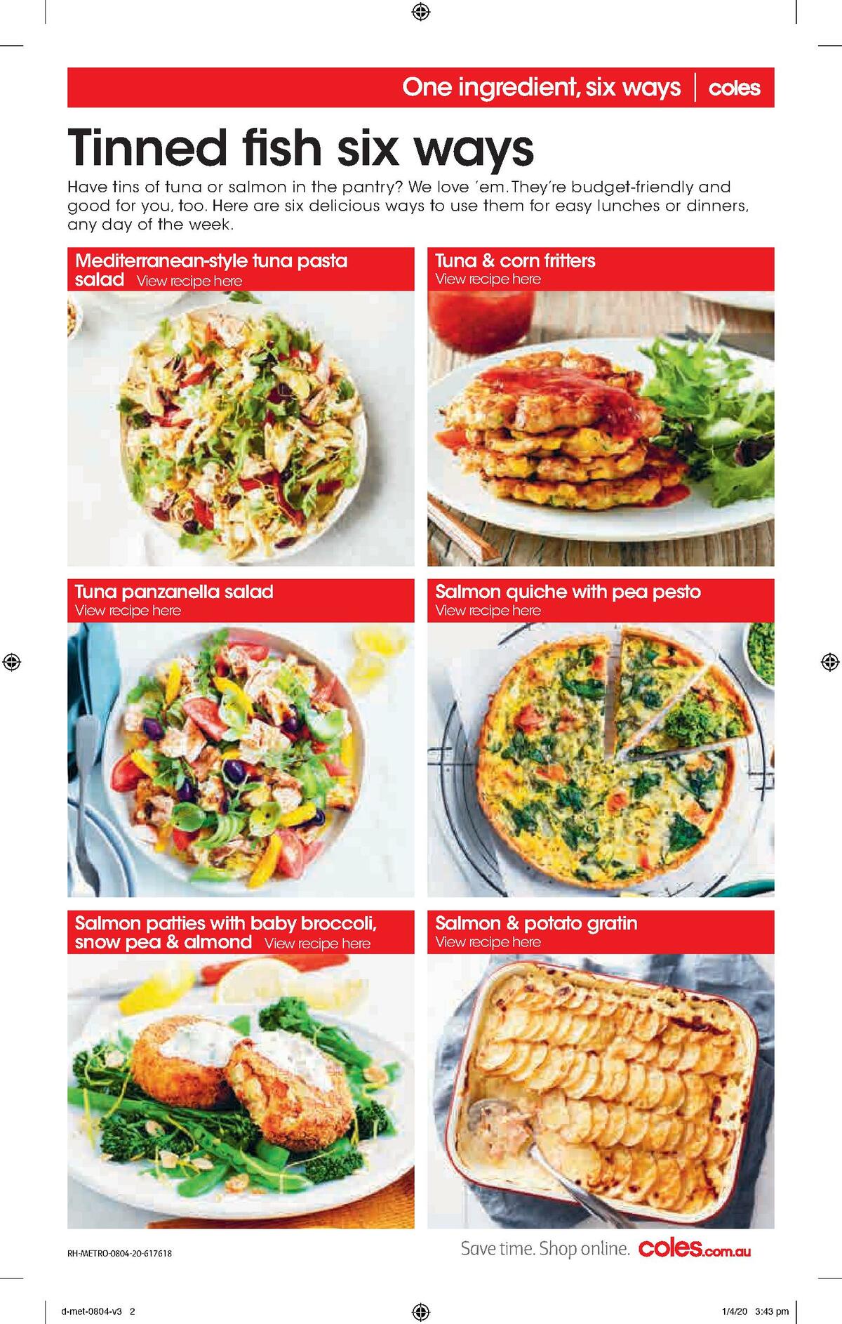 Coles Catalogues from 8 April