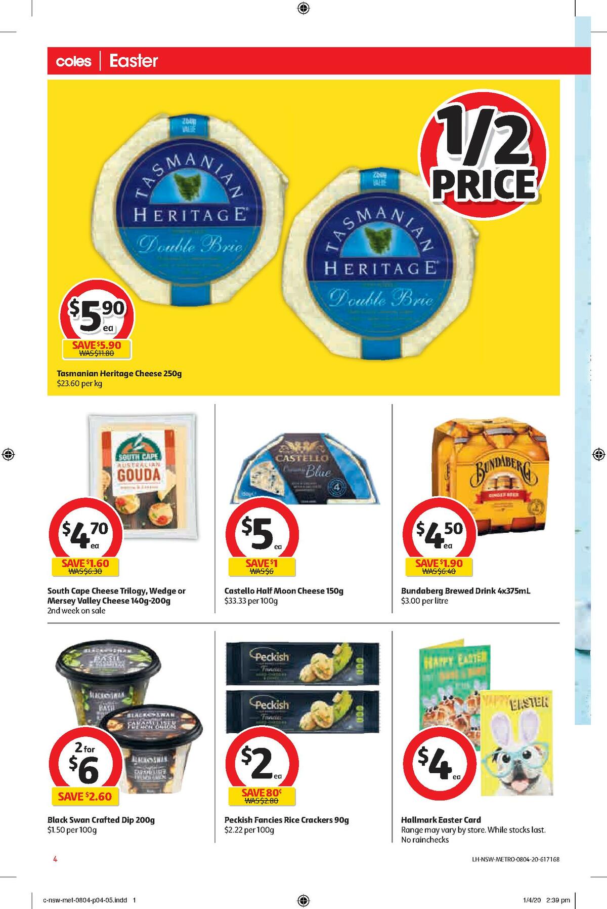 Coles Catalogues from 8 April