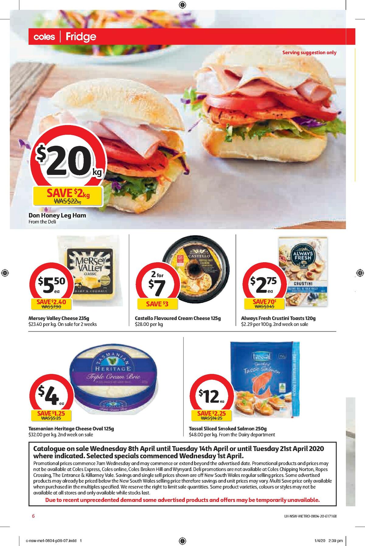 Coles Catalogues from 8 April