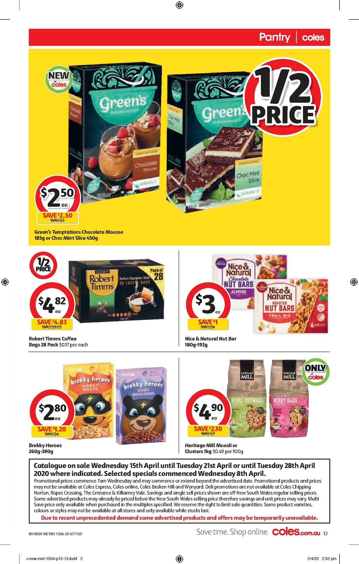 Coles Catalogues from 15 April