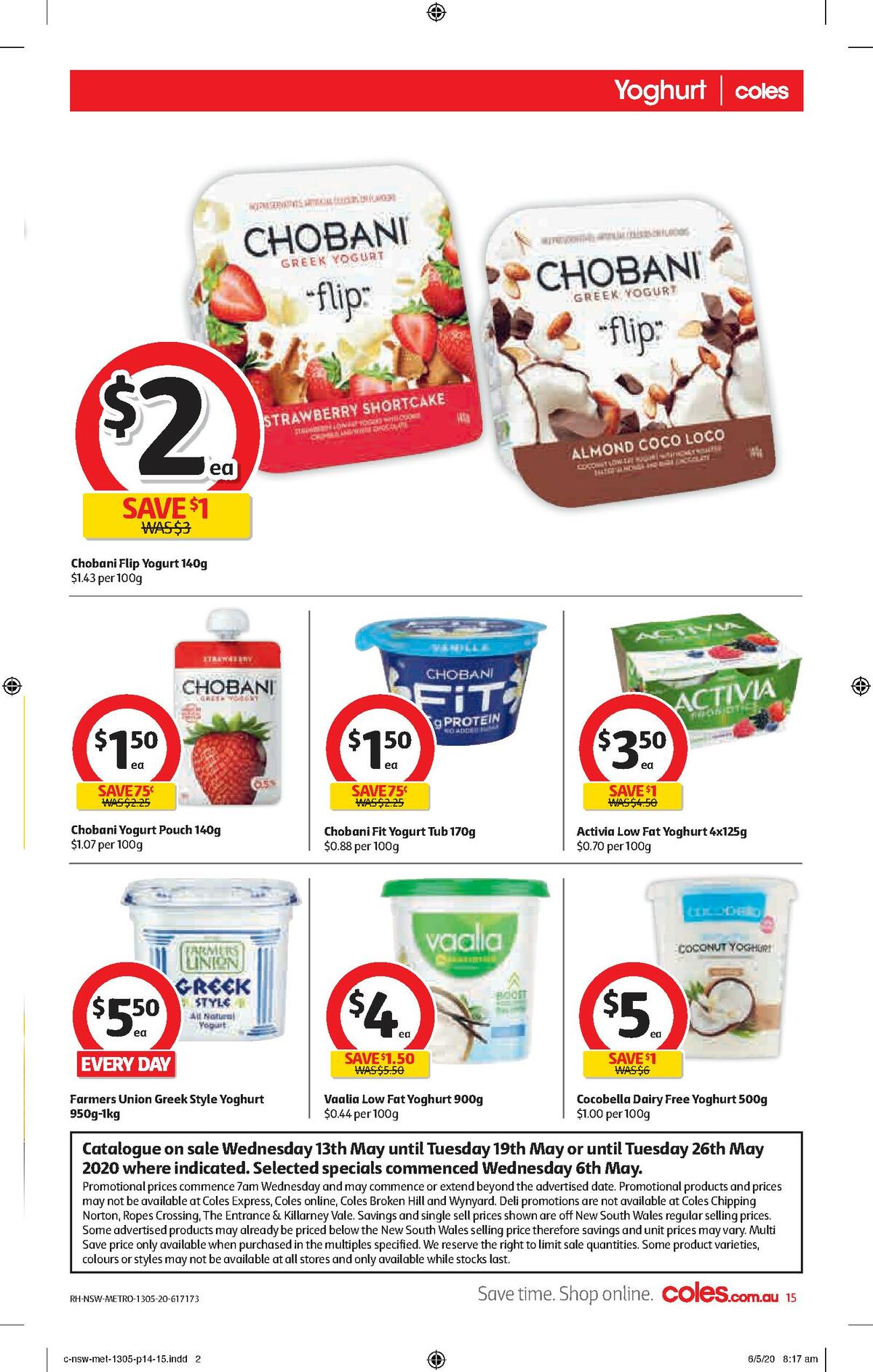 Coles Catalogues from 13 May